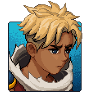 Talk portrait of Zale with a disappointed expression.