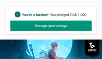 Kana Kickstarter Pledge
