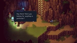 The merchant at the Mountain Trail.