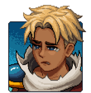 Talk portrait of Zale with a sad expression.