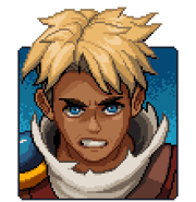 Talk portrait of Zale with an angry expression.