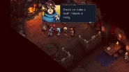 Keenathan suggesting the party to make a deal with Yolande.