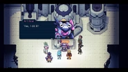 The Artificer celebrating after successfully hacking Sky Base.