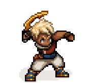 Zale's attacking animation from the official Sea of Stars website.