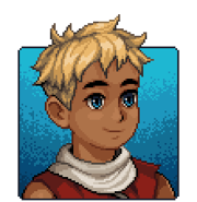 Talk portrait of kid Zale.