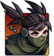 Talk portrait of Seraï in action.