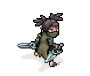 Seraï's attacking animation from the official Sea of Stars website.