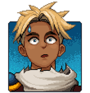 Talk portrait of Zale with a shocked expression.