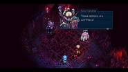 The Soul Curator complaining about his minions after his second defeat.