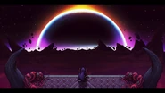 Aephorul staring at the eclipse.