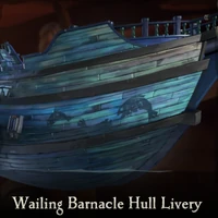 Wailing Barnacle Hull Livery Sea Of Thieves Wiki Fandom