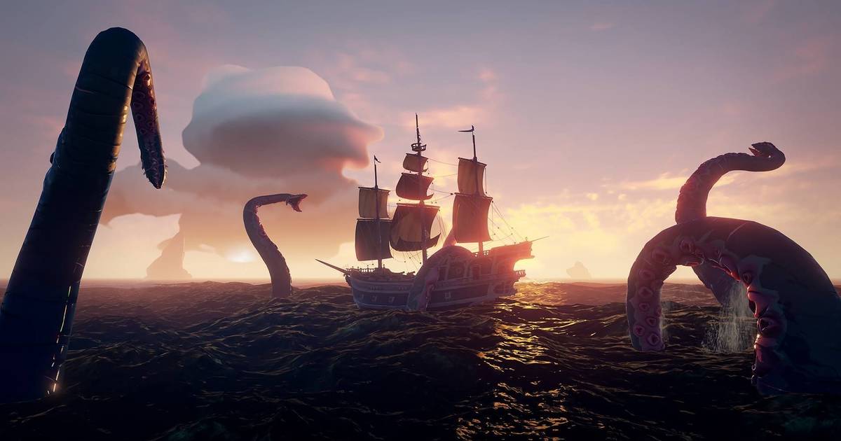 Kraken Sea Of Thieves Wiki Fandom - roblox cursed islands survive the giant squid attack
