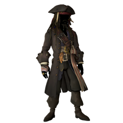 traducir Abrumador sonrojo Disfraz clásico del capitán Jack Sparrow (con barba) - Sea of Thieves Wiki