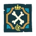 Comerciante de pólvora negra emblem