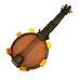 Banjo de cenizas olvidadas chamuscado