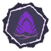Cazador del Crested Queen emblem