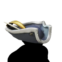 Sombrero de marinero dorado