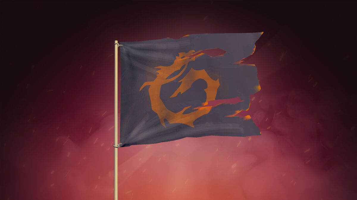 Flag of the Ashen Dragon | The Sea of Thieves Wiki