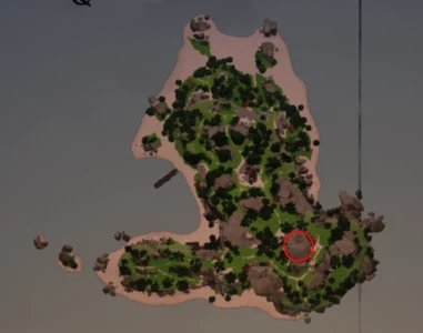 Rock Stairway in the High Cavern on the map