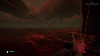 The blood sea