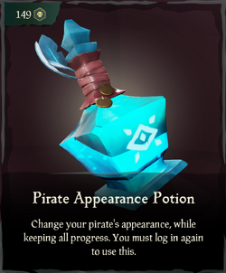 Pirate Appearance Potion The Sea Of Thieves Wiki - deleted roblox faces wiki