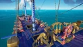 Deck view with the set equipped on a Galleon.