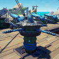 The Killer Whale Capstan on a Galleon.