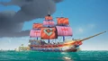 The set equipped on a Galleon.