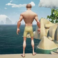 Back view of the Scars of the Ocean Deep.
