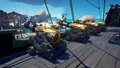 The Spartan Cannons on a Galleon.