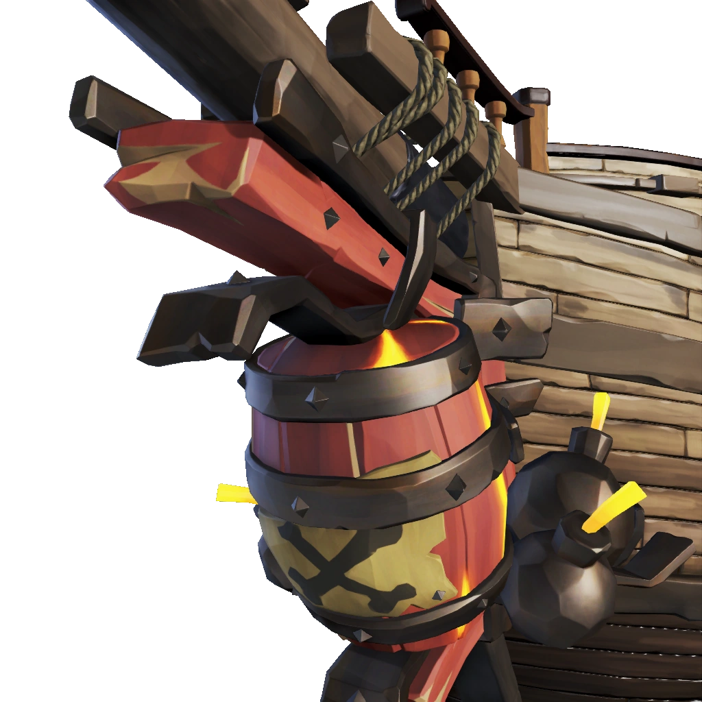 Barrel Bombardier Figurehead The Sea of Thieves Wiki