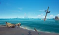 The mast of The Killer Whale prior to the construction of The Reaper's Hideout.