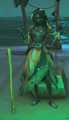 The Castaway after her transformation into Calypso.