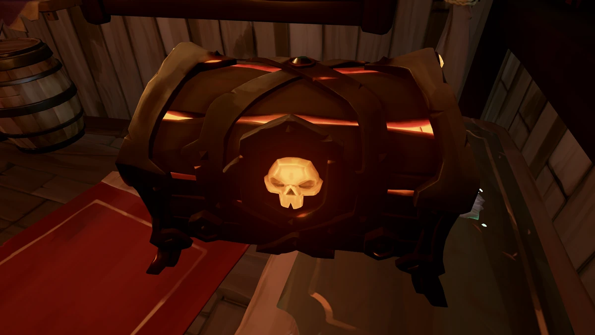 Ashen Chest of Legends The Sea of Thieves Wiki