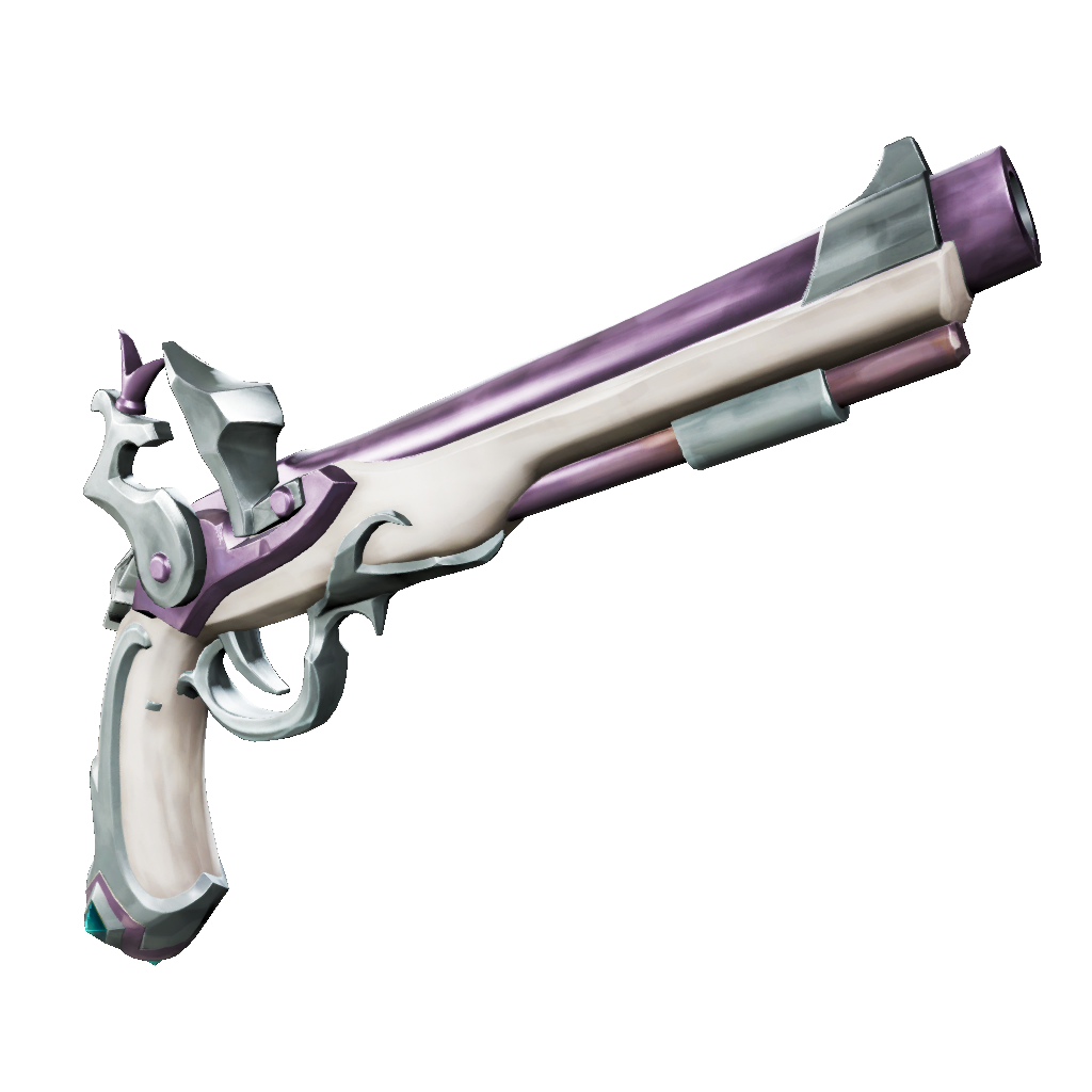 silver pistol