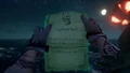 The note given by Belle for hunting the Hungering One.