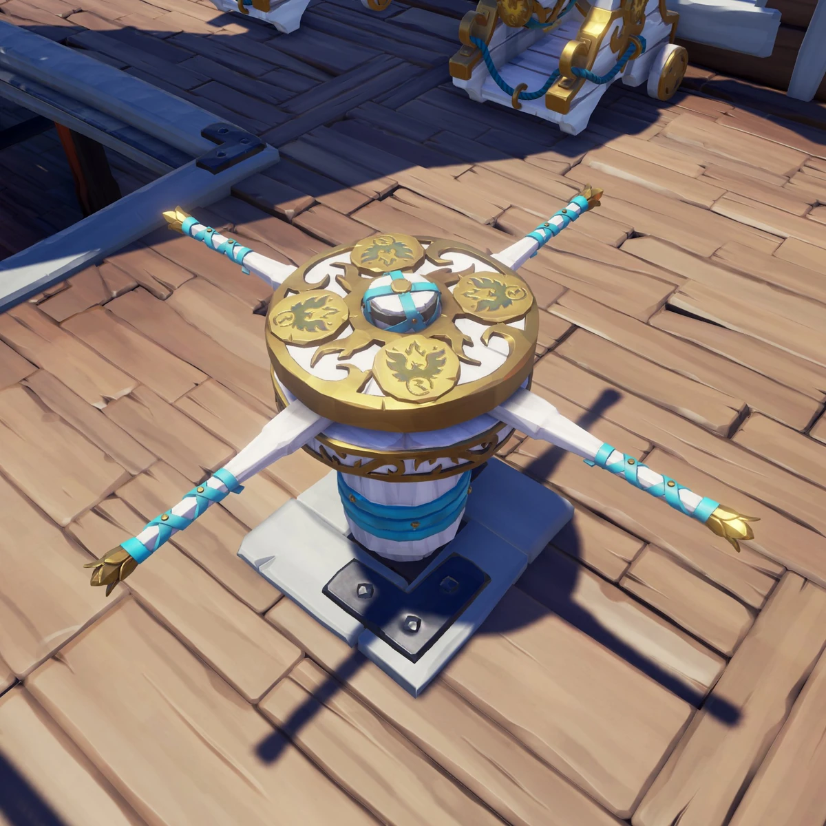 Gilded Phoenix Capstan The Sea of Thieves Wiki