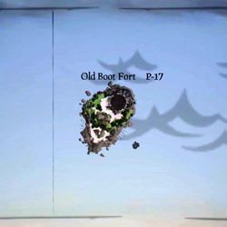 Sea of Thieves map 0019 P17 Old Boot Fort.jpg