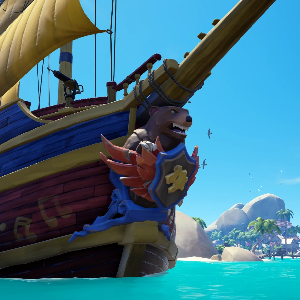 Bear & Bird Figurehead The Sea of Thieves Wiki
