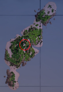 Hilltop Settlement on the Large Island on the map