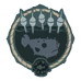 Hunter of the Raven Islehopper emblem