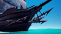 The Collector's Figurehead mounted on a Galleon.