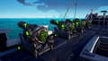 The Cannons on a Galleon.