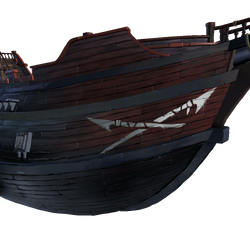 Shrouded Ghost Hunter Hull Sea Of Thieves Wiki