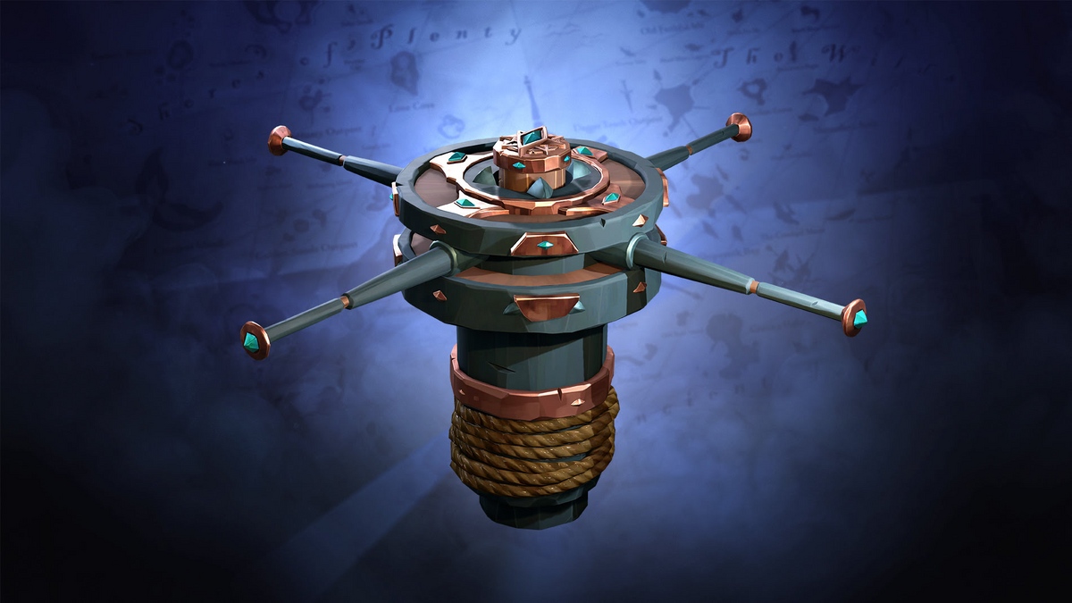 Sapphire Blade Capstan The Sea of Thieves Wiki