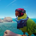 The Macaw with the Macaw Kraken Outfit equipped.