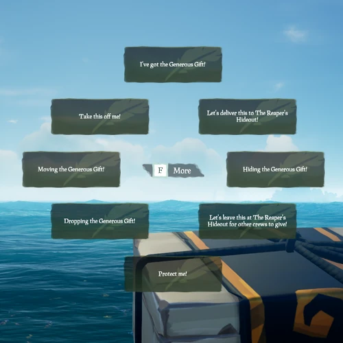 Generous Gift Sea Of Thieves