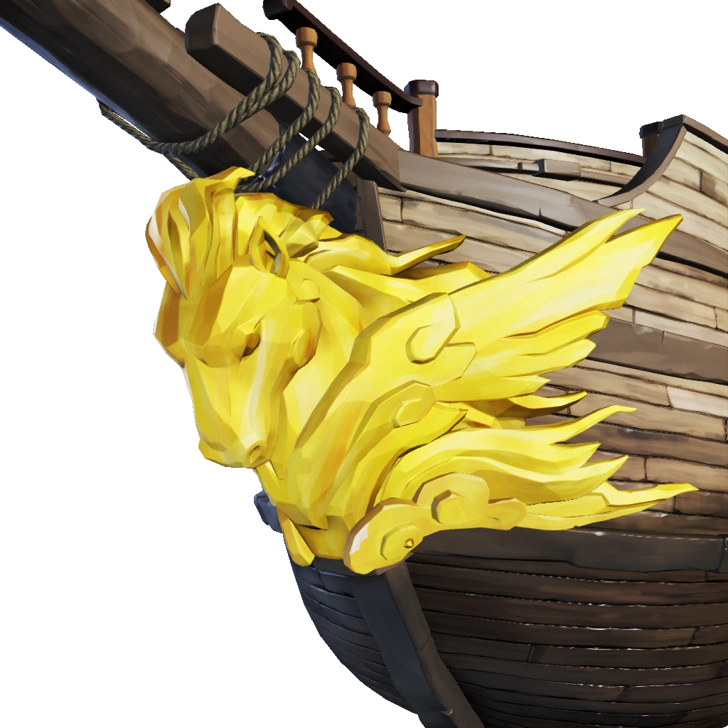Collector's Shining Pegasus Figurehead The Sea of Thieves Wiki