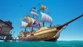 The Cultrured Aristocrat Set on a Galleon at dock.