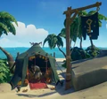 Gold Hoarder Tent.